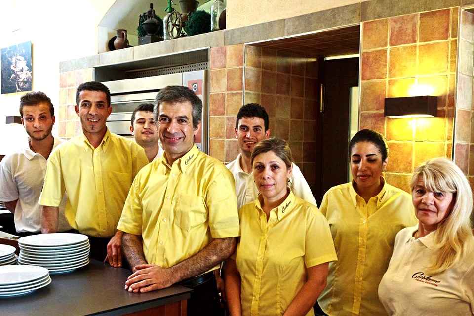 Das Team der Pizzeria Corleone in Krems-Stein